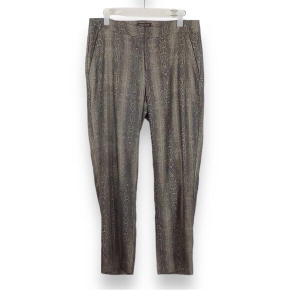 AS by DF Dusk Til Dawn Python Snakeskin Print Trousers Size 6 - Picture 3 of 8
